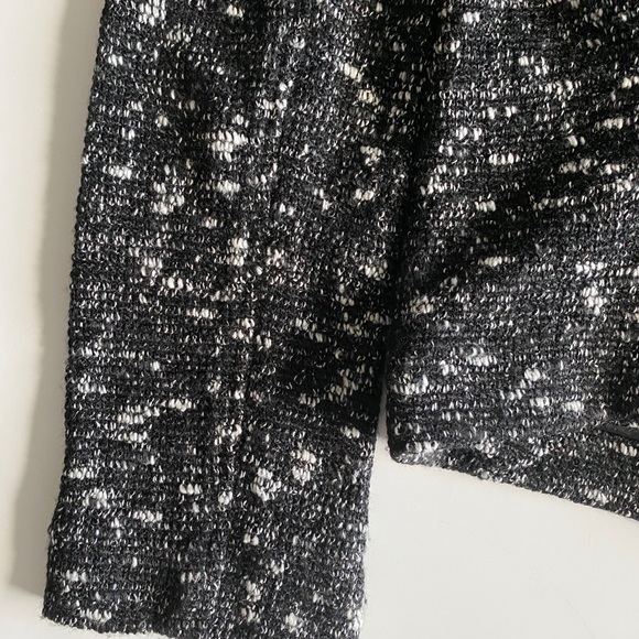 Banana Republic Knit Zip Moto Twead Marled Fall Winter Jacket Coat - Picture 8 of 9